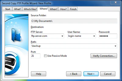 screenshot of Second Copy